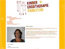 Tablet Screenshot of kinderergotherapie-parkstad.nl
